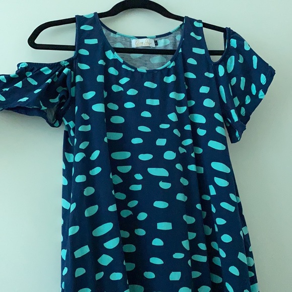 EUC Ava Sky Fighting Eel Dress Large - Picture 4 of 9